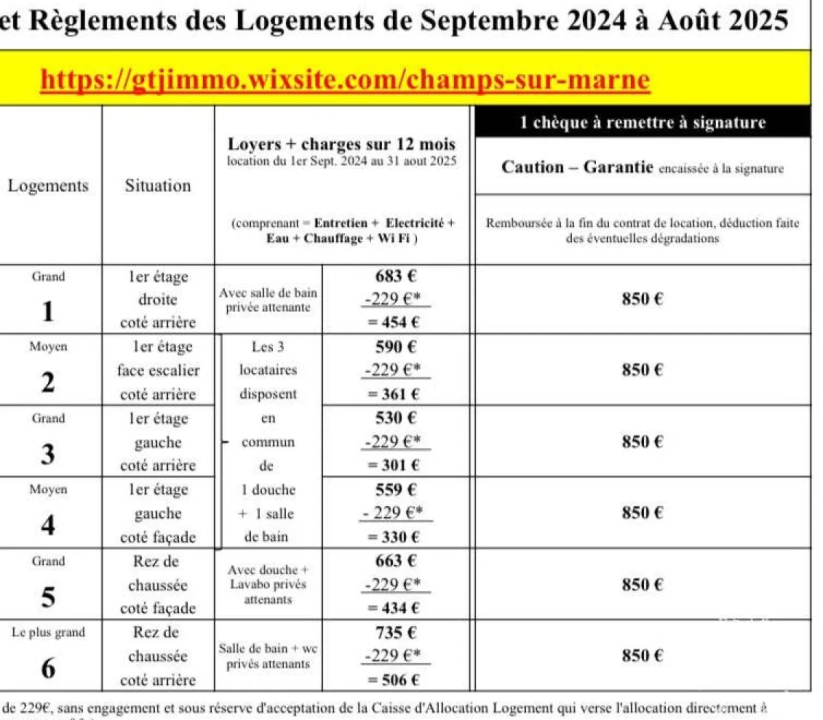 Location Champs-sur-Marne Chambre 66e7f74b97ba