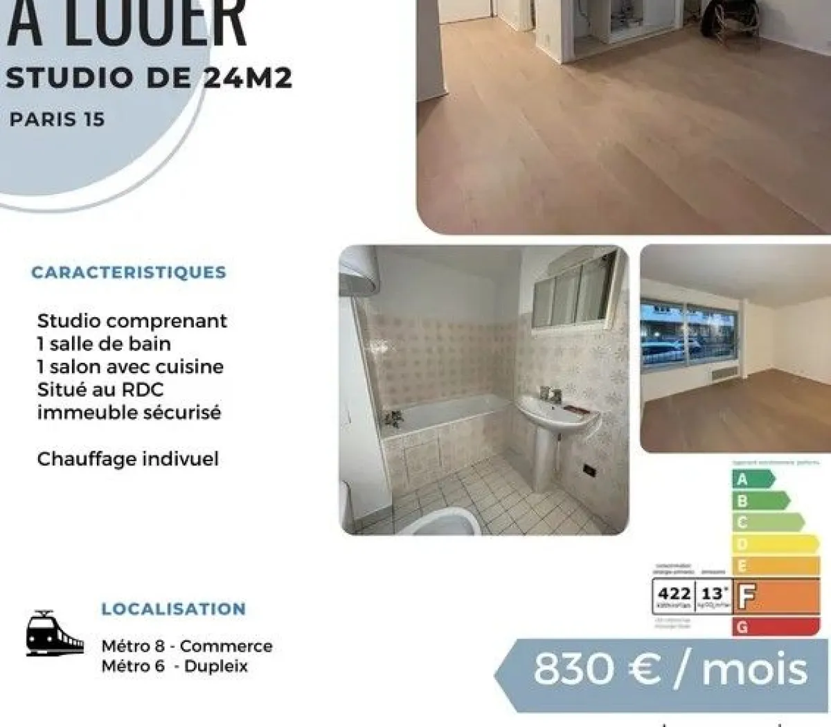 Location Paris Appartement 676436942701