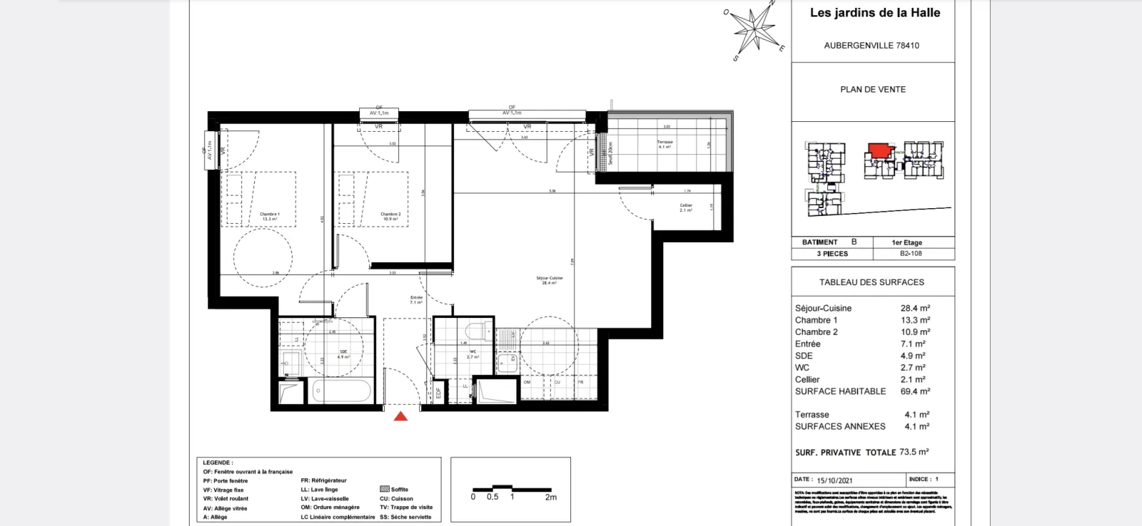 Location Aubergenville Appartement 6827bc0099391