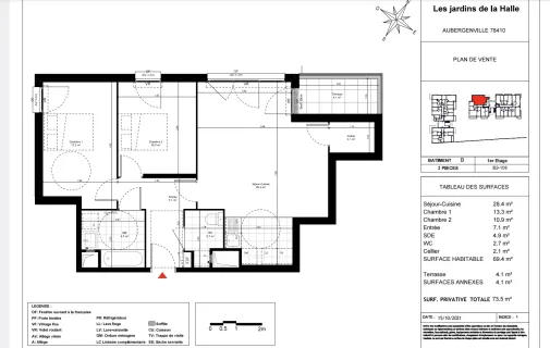 Location Aubergenville Appartement 6827bc009939