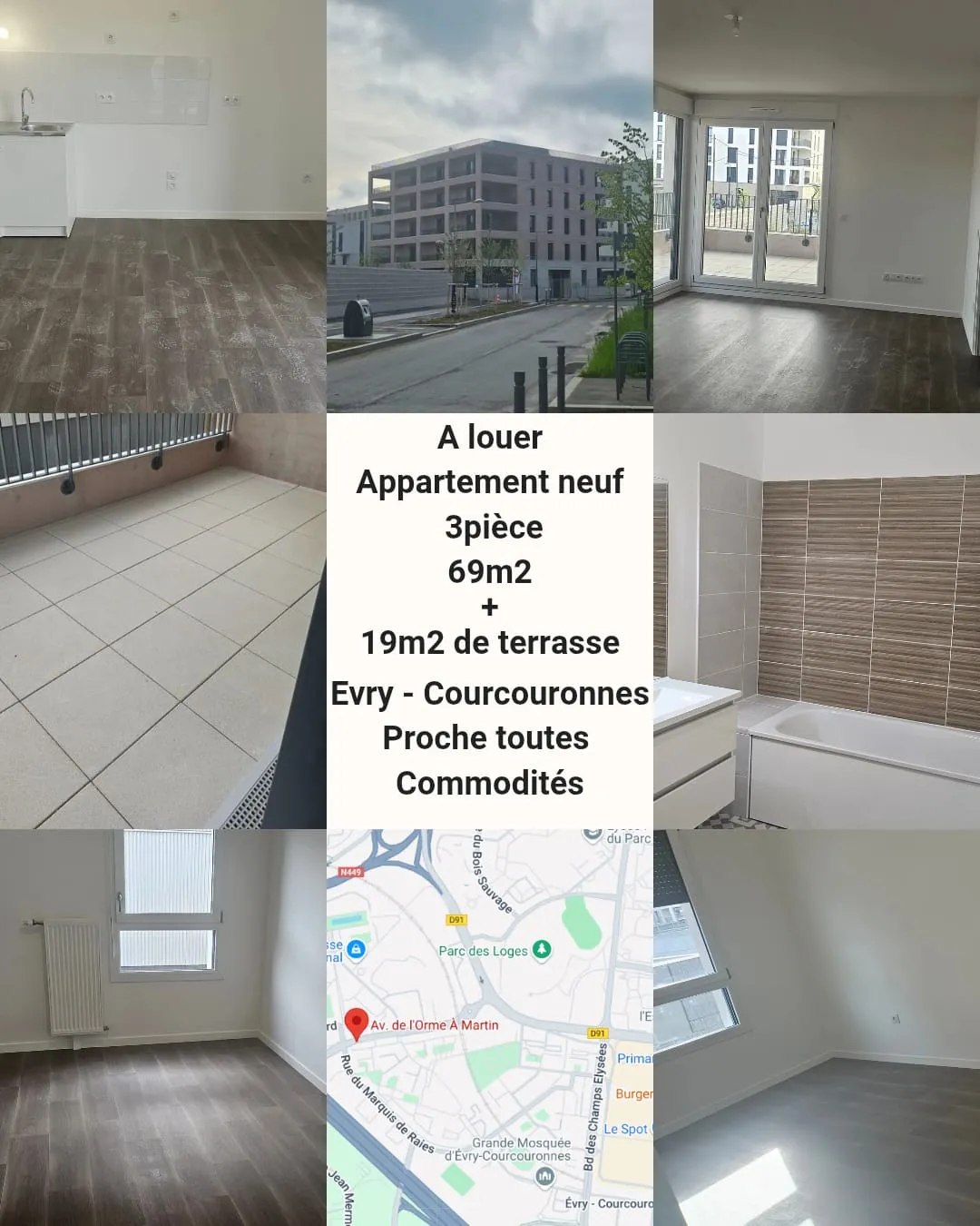 Location Évry Appartement 6845760662752