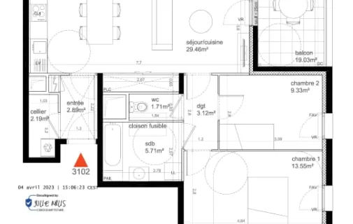 Location Évry Appartement 684576066275