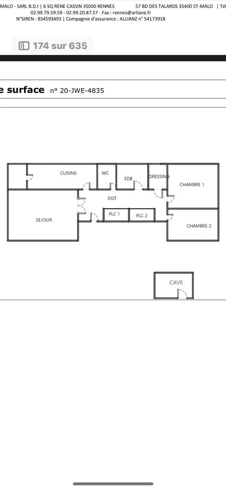 Location Rennes Appartement 684b418576ca6