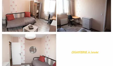 miniatureLocation Villeurbanne Chambre 6876aa43e1b32