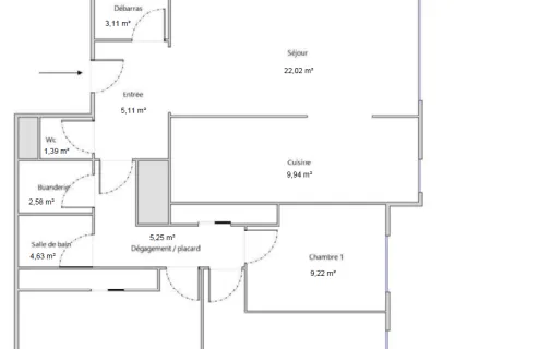 Location Courbevoie Appartement 6876bc28a7ea