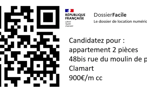 Location Clamart Appartement 68fcc5998711