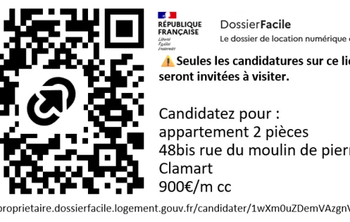 Location Clamart Appartement 68fcc5998711