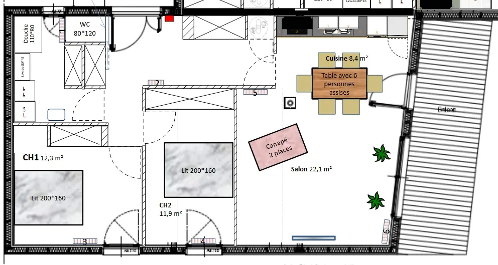 Location Bouguenais Appartement 691d93aac473