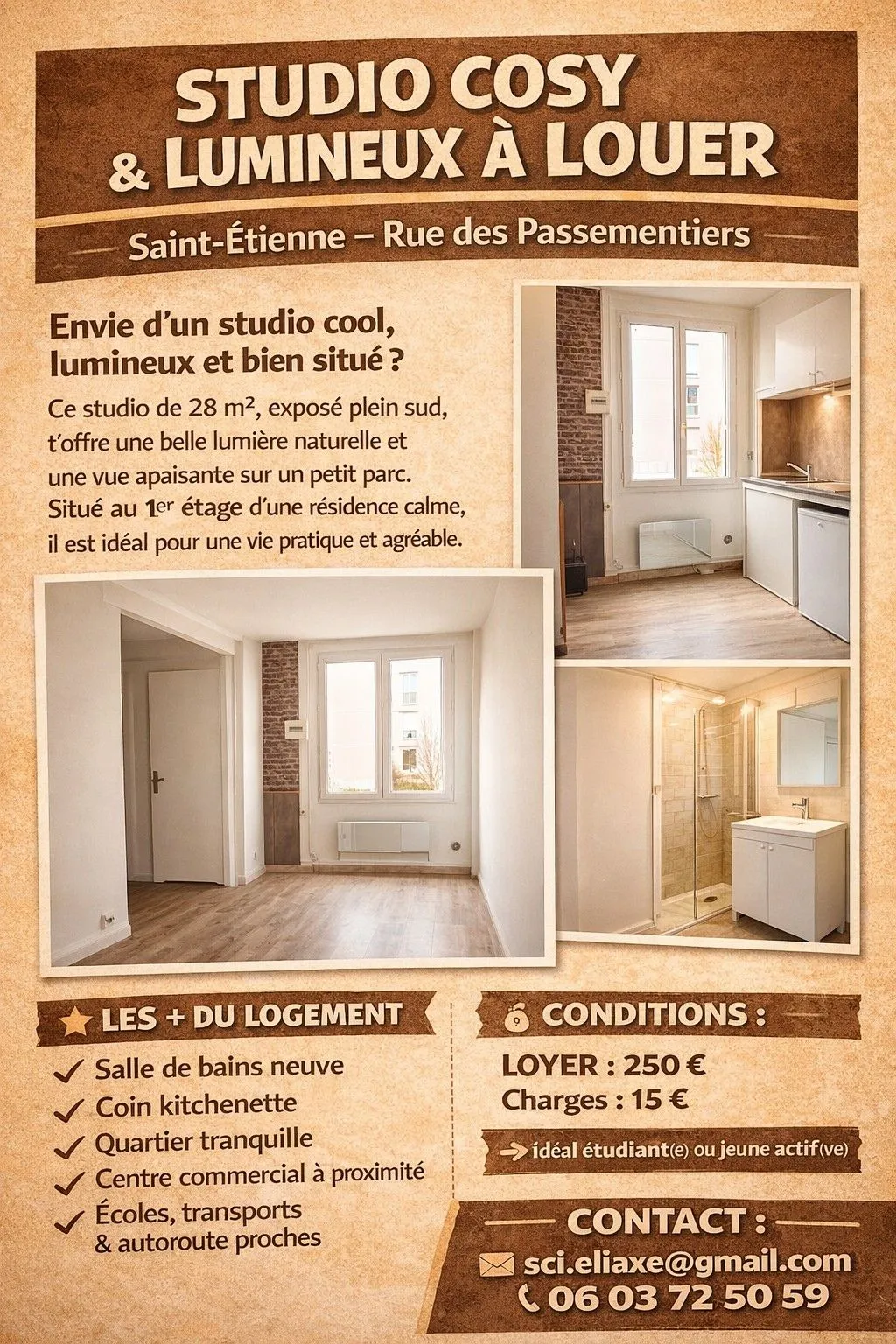Location Saint-Étienne Appartement 6974e0441778