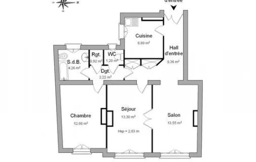 Location Paris Appartement 69e17f76cd57