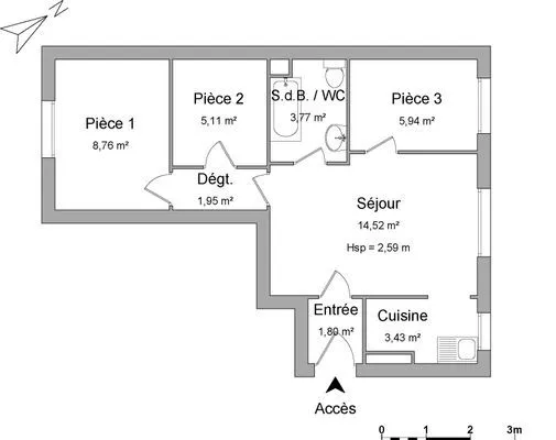 Location Paris Appartement 69e395633865