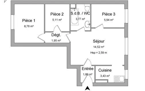 Location Paris Appartement 69e395633865