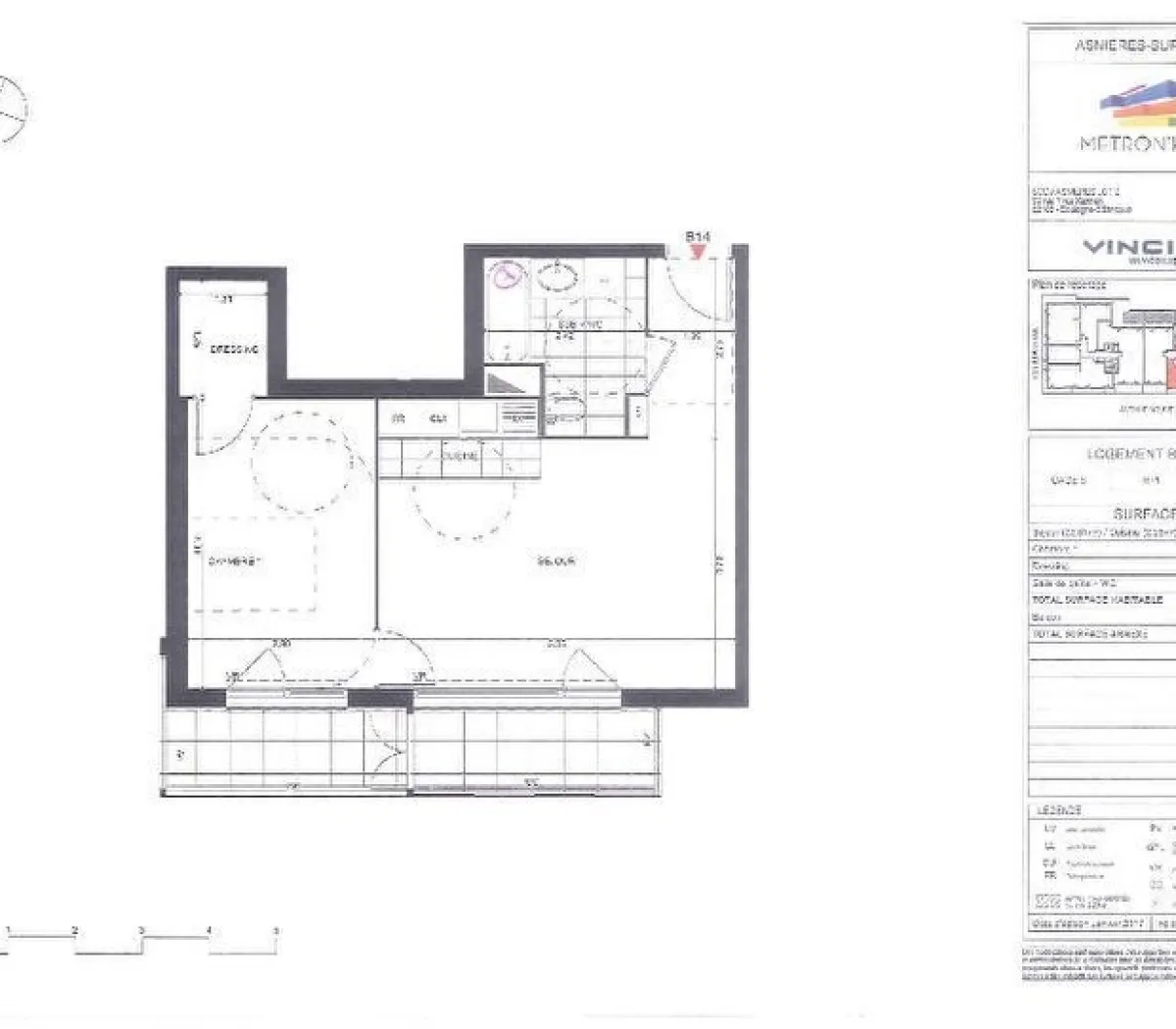 Location Asnières-sur-Seine Appartement 6a1d7ead72a7