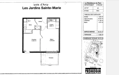 Location Bois-d'Arcy Appartement 6aa286cc64ed