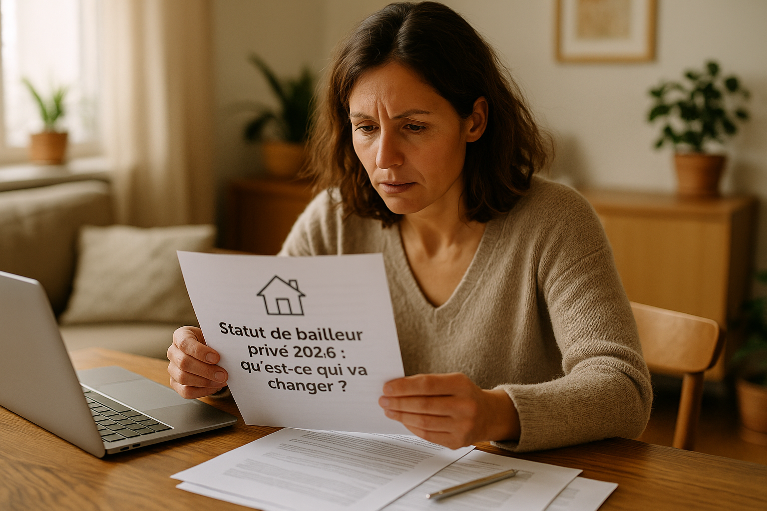 Schéma comparant l’ancien et le nouveau statut de bailleur privé 2026 et les changements pour les propriétaires