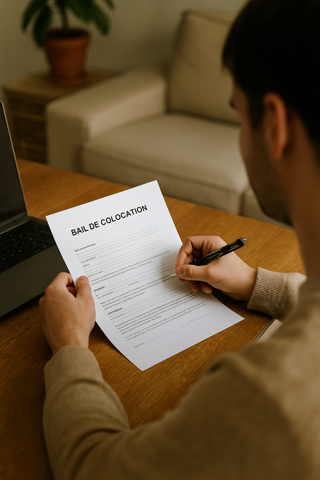 Bail de colocation modèle Word PDF avec clauses spécifiques au bailleur à télécharger