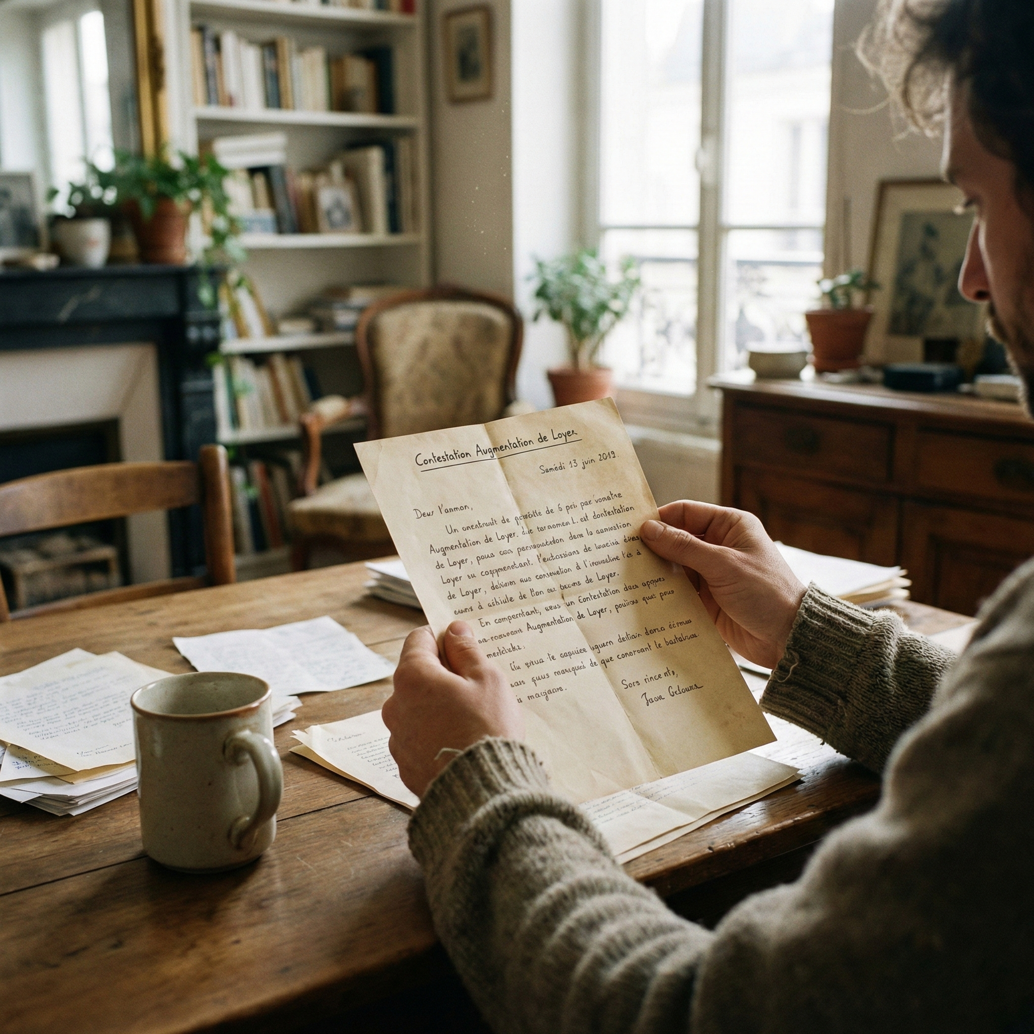 exemple de courrier pour refuser une hausse de loyer non justifiée