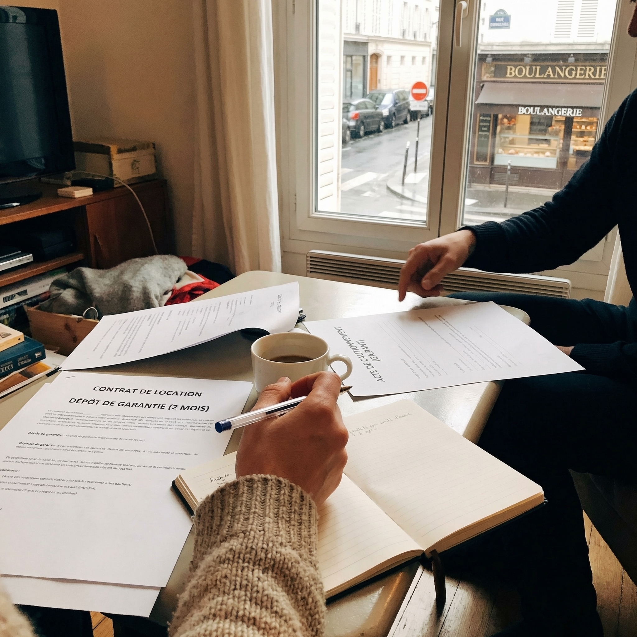 Exemple de bail de location détaillant caution, dépôt de garantie et garant