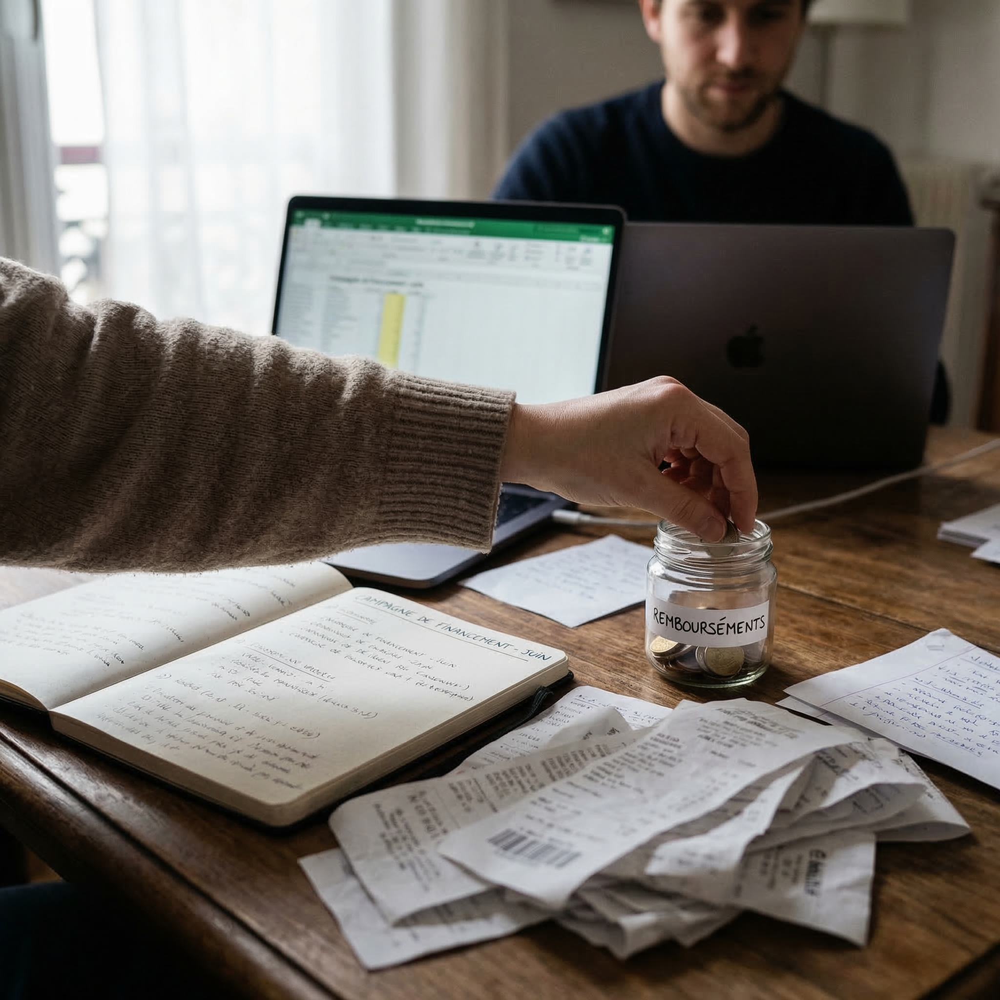 étapes pour créer une cagnotte et organiser le remboursement des participants sans conflit
