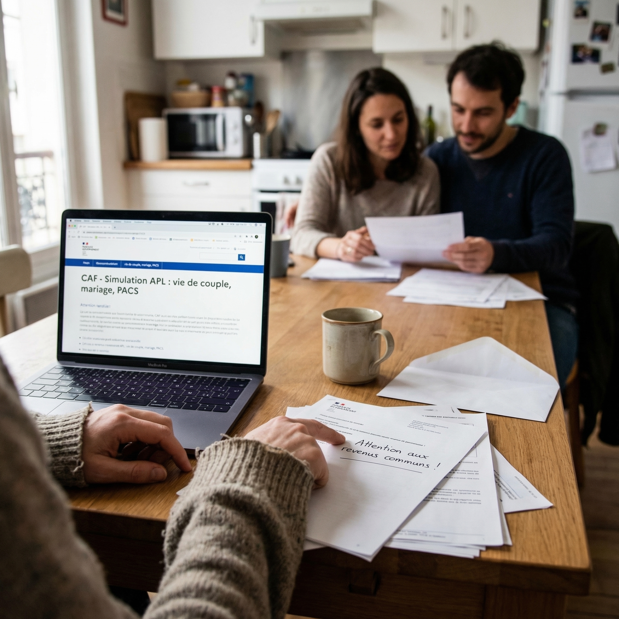 explication des conséquences du PACS sur le droit et le calcul des APL pour un couple