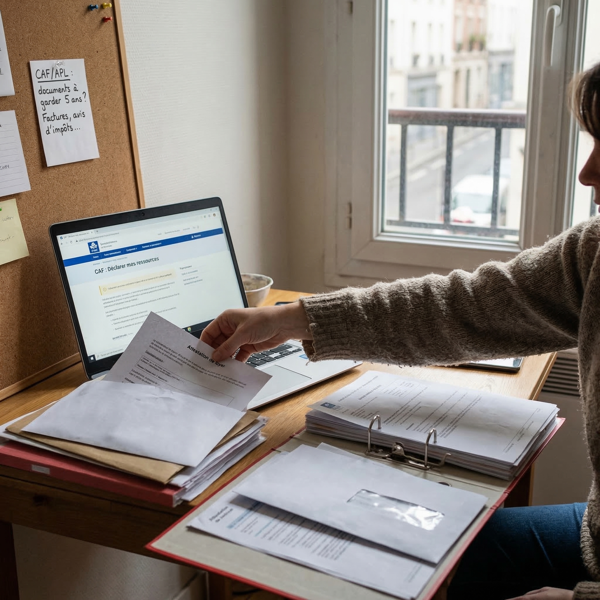 liste des justificatifs à fournir en cas de contrôle CAF APL et durée de conservation recommandée