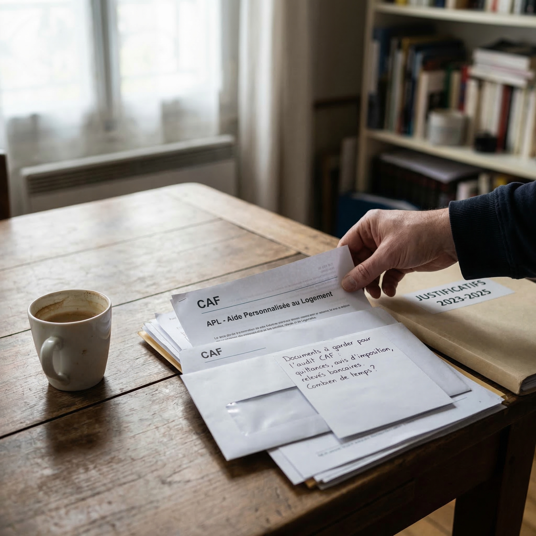 préparation à un contrôle CAF APL quels justificatifs de ressources et de logement garder et combien de temps