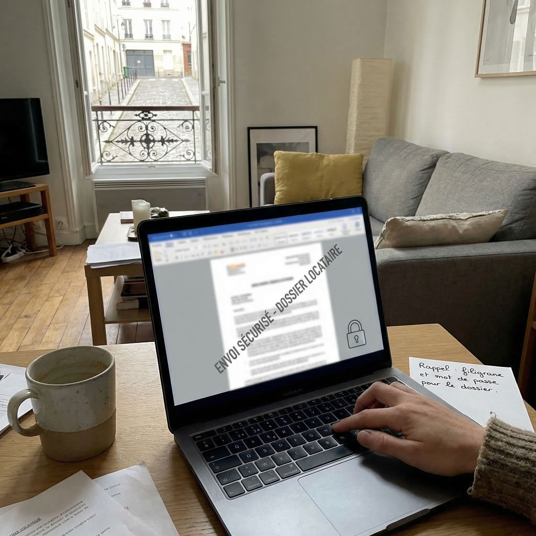 comment sécuriser l’envoi de son dossier locataire en ligne via une plateforme chiffrée plutôt que par email classique