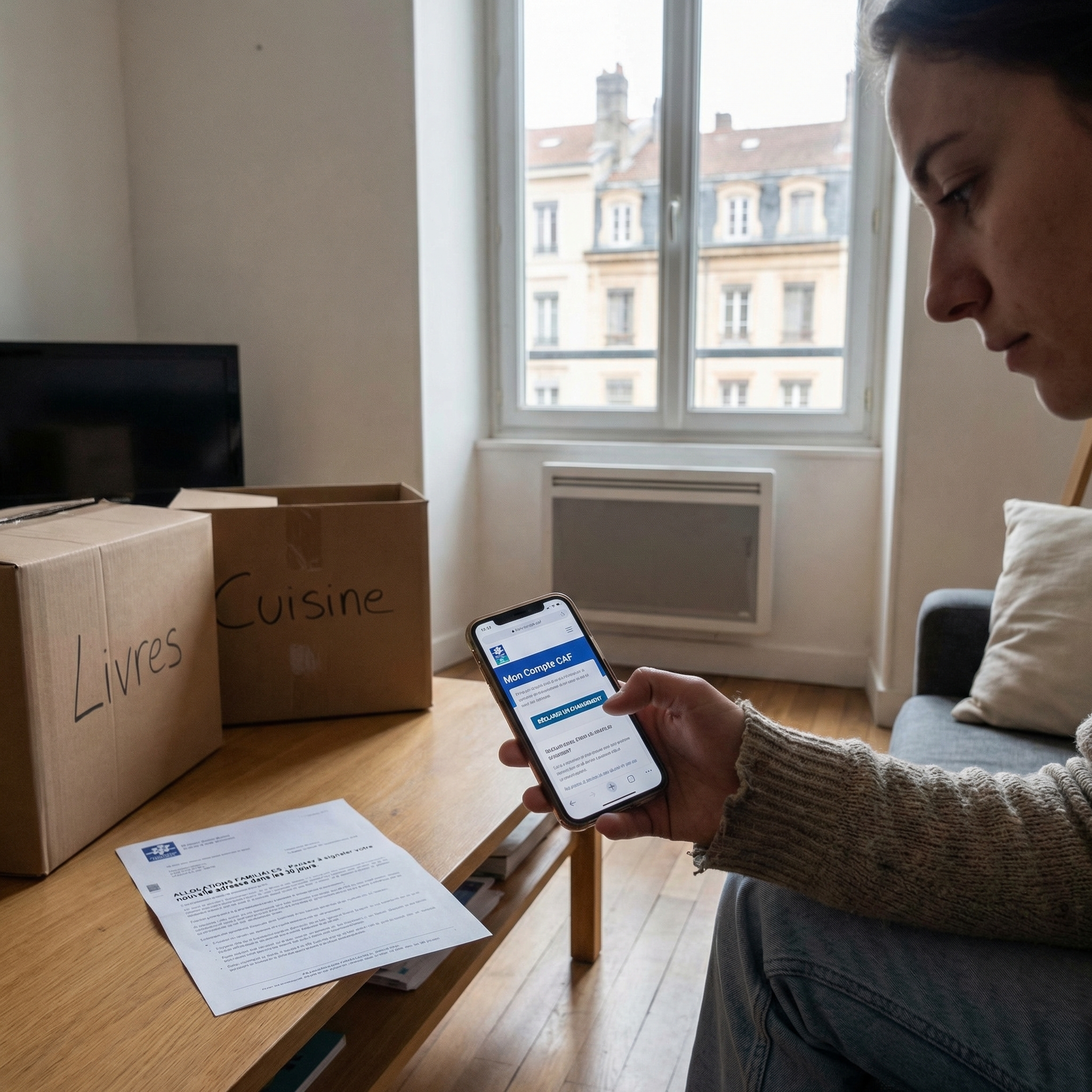 Démarches en ligne pour mettre à jour sa situation CAF après un déménagement