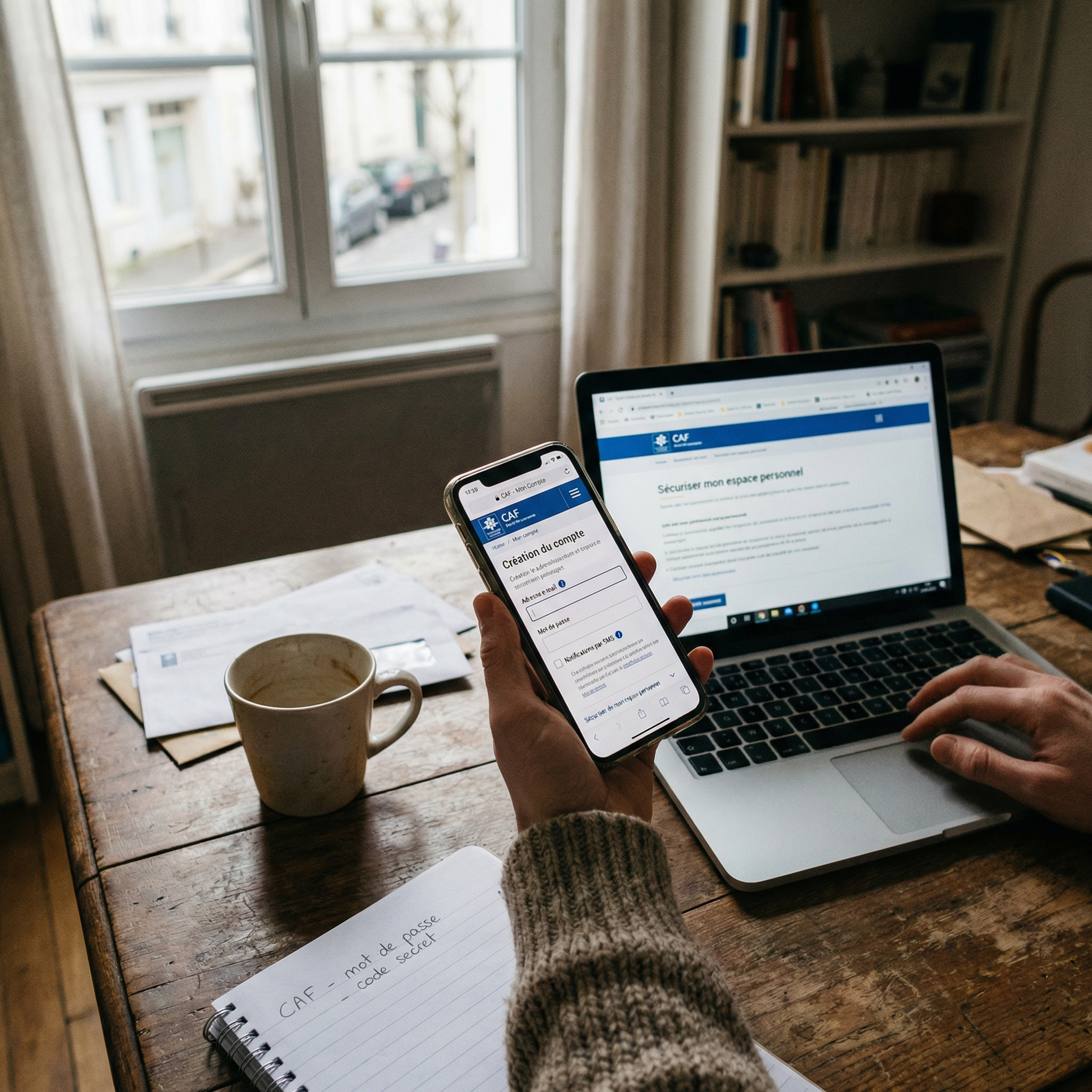 comment créer et sécuriser son compte caf pour gérer son apl en activant la double authentification et la récupération d’accès