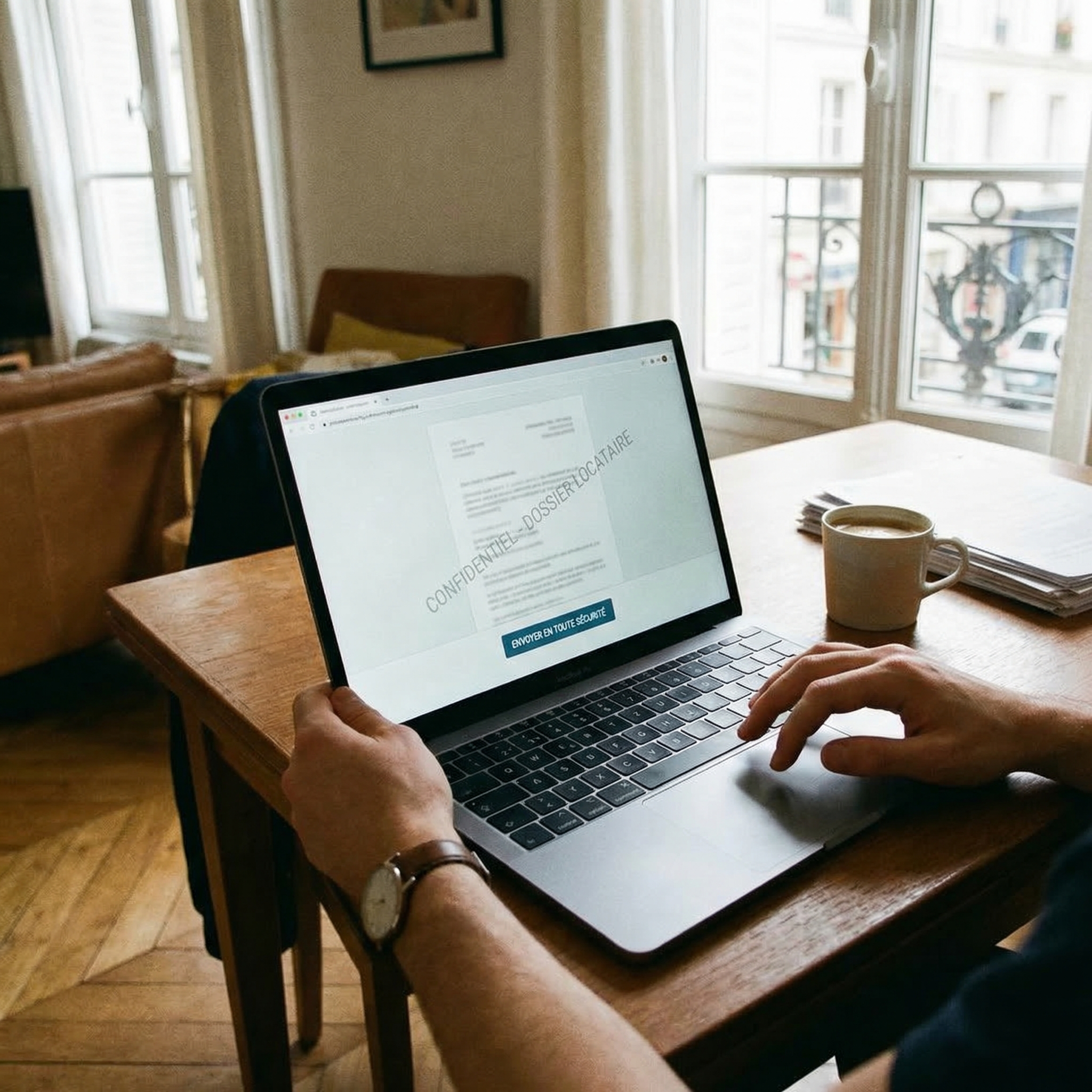comment sécuriser l’envoi de son dossier locataire en ligne avec un espace dédié protégé par mot de passe