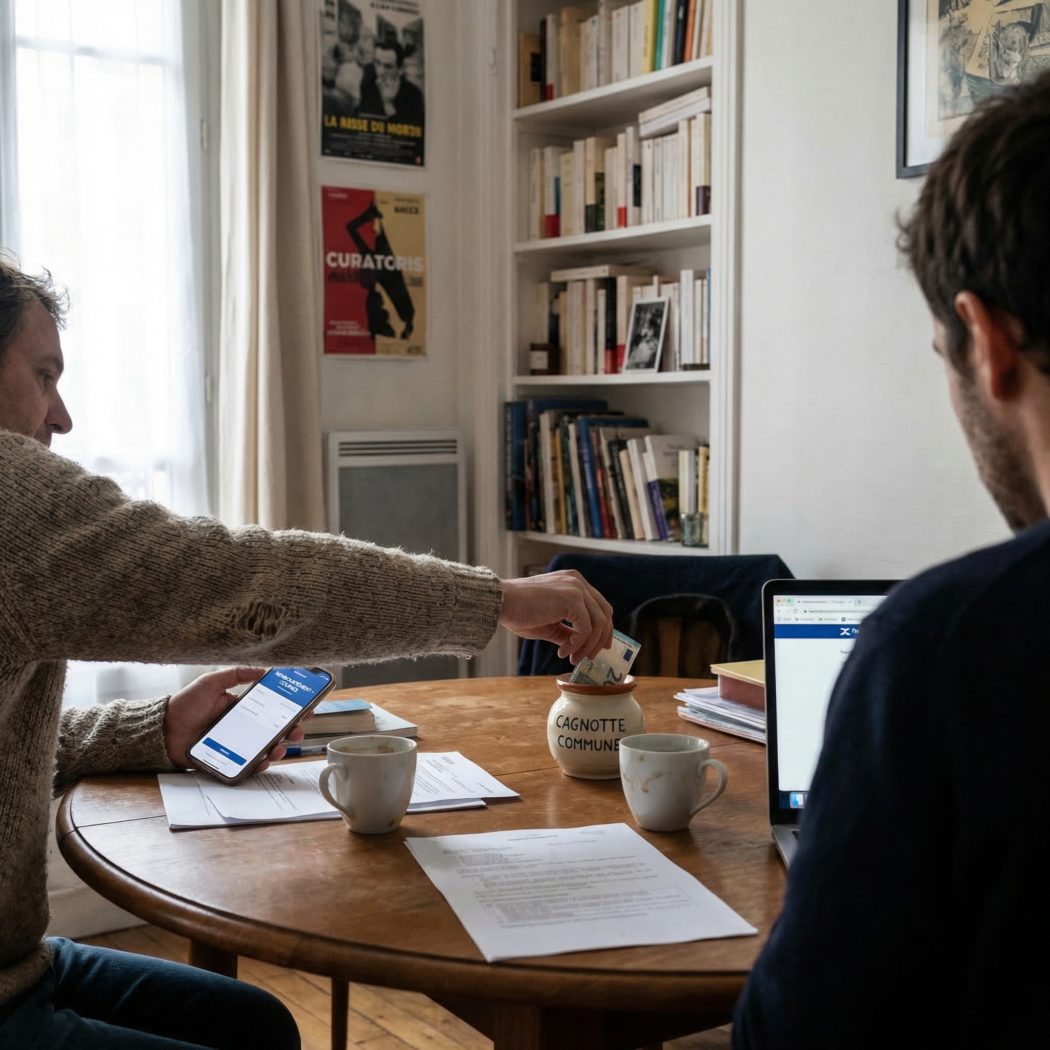 gestion de cagnotte commune avec suivi des remboursements pour limiter les conflits d’argent