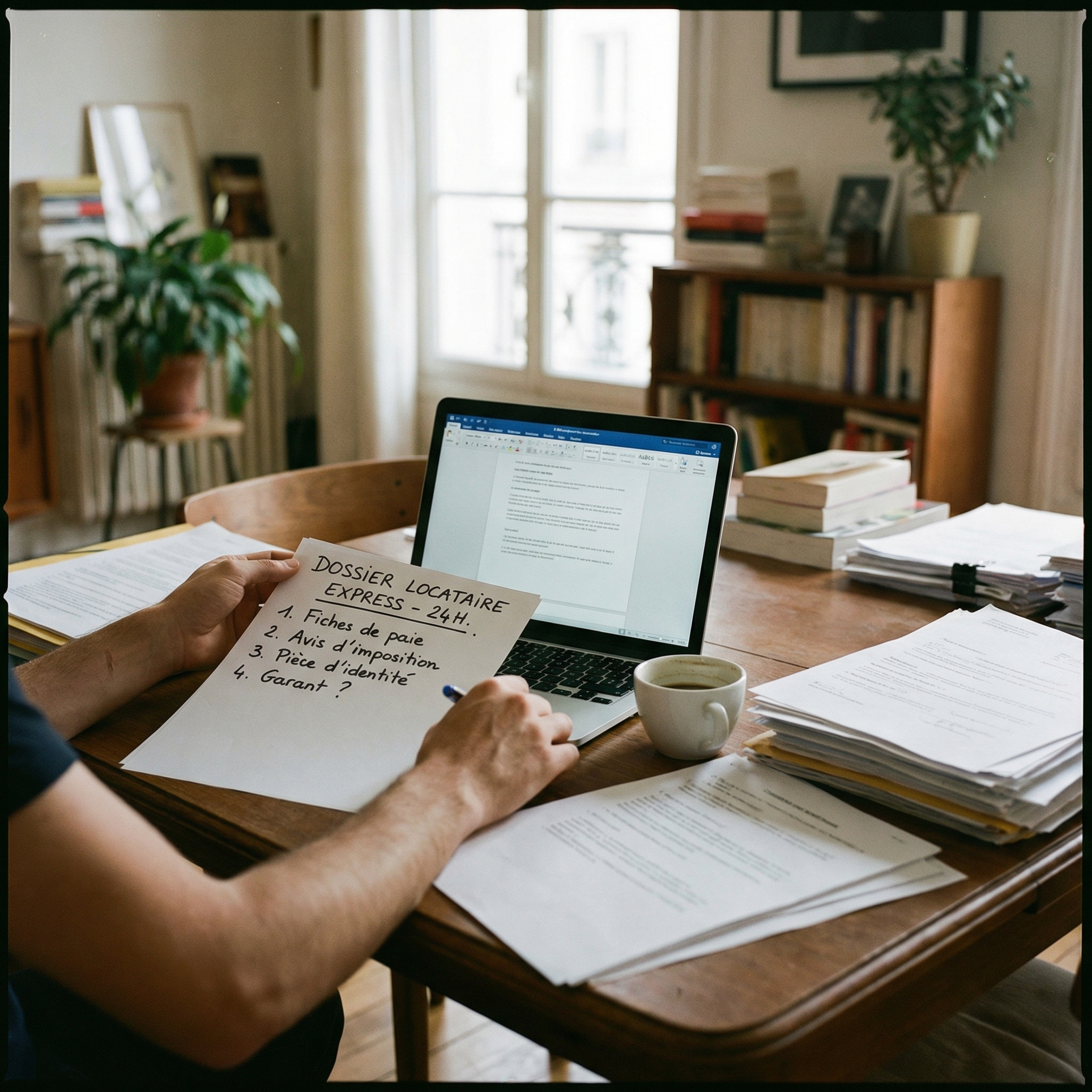 Liste des documents indispensables pour un dossier locataire locatif prêt en 24h