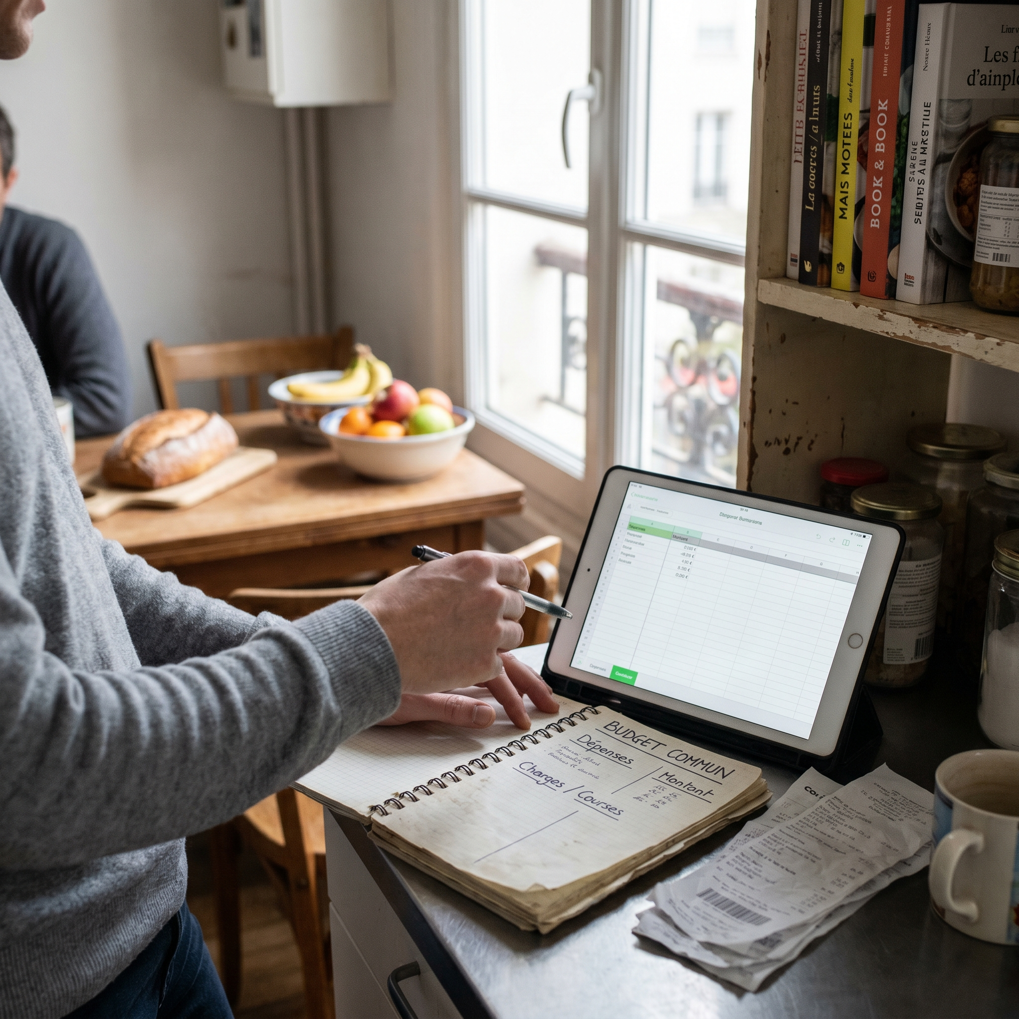 Application de gestion pour créer un budget commun courses et charges avec suivi en temps réel