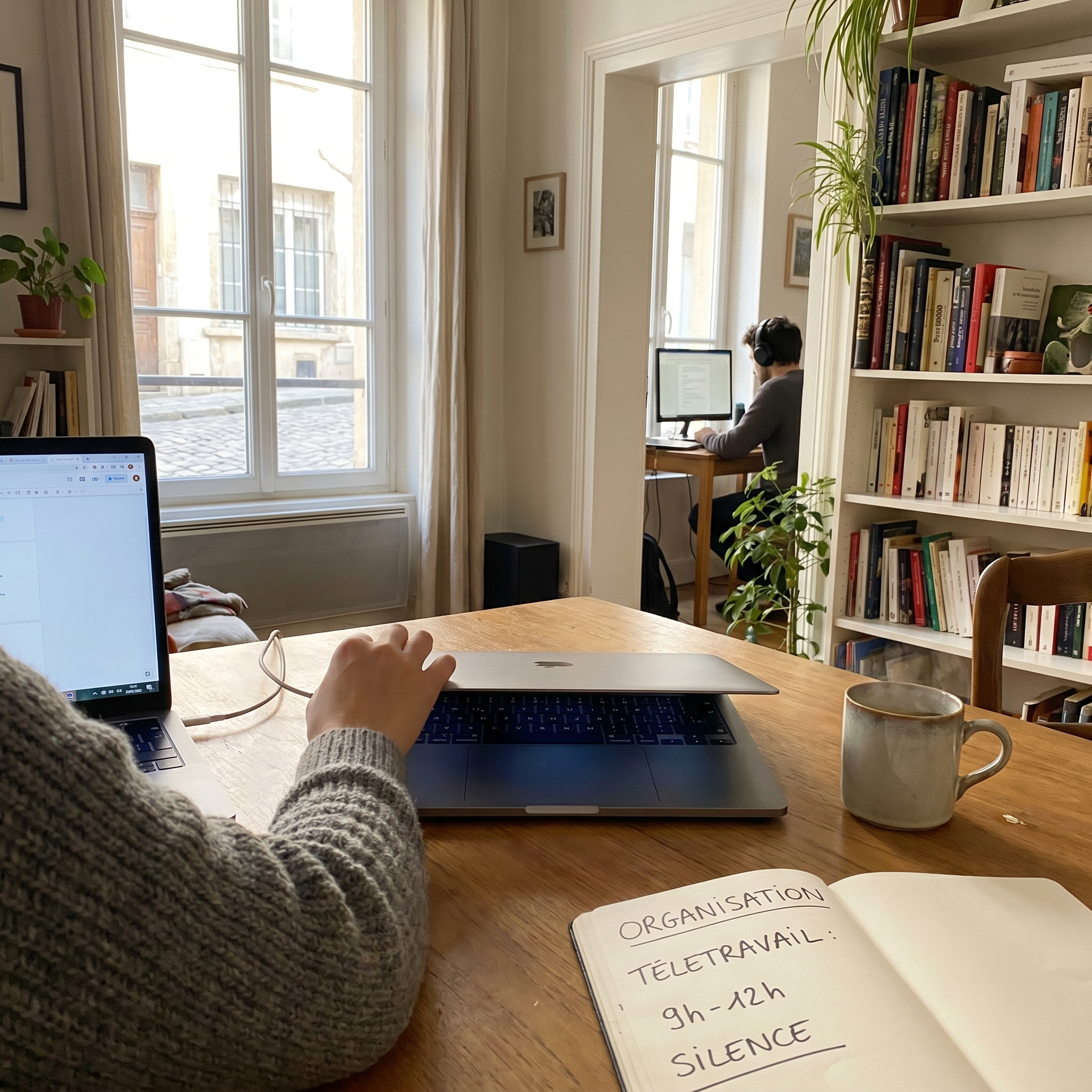 comment organiser une colocation pour le télétravail en installant des zones silencieuses et des règles d’utilisation des pièces communes