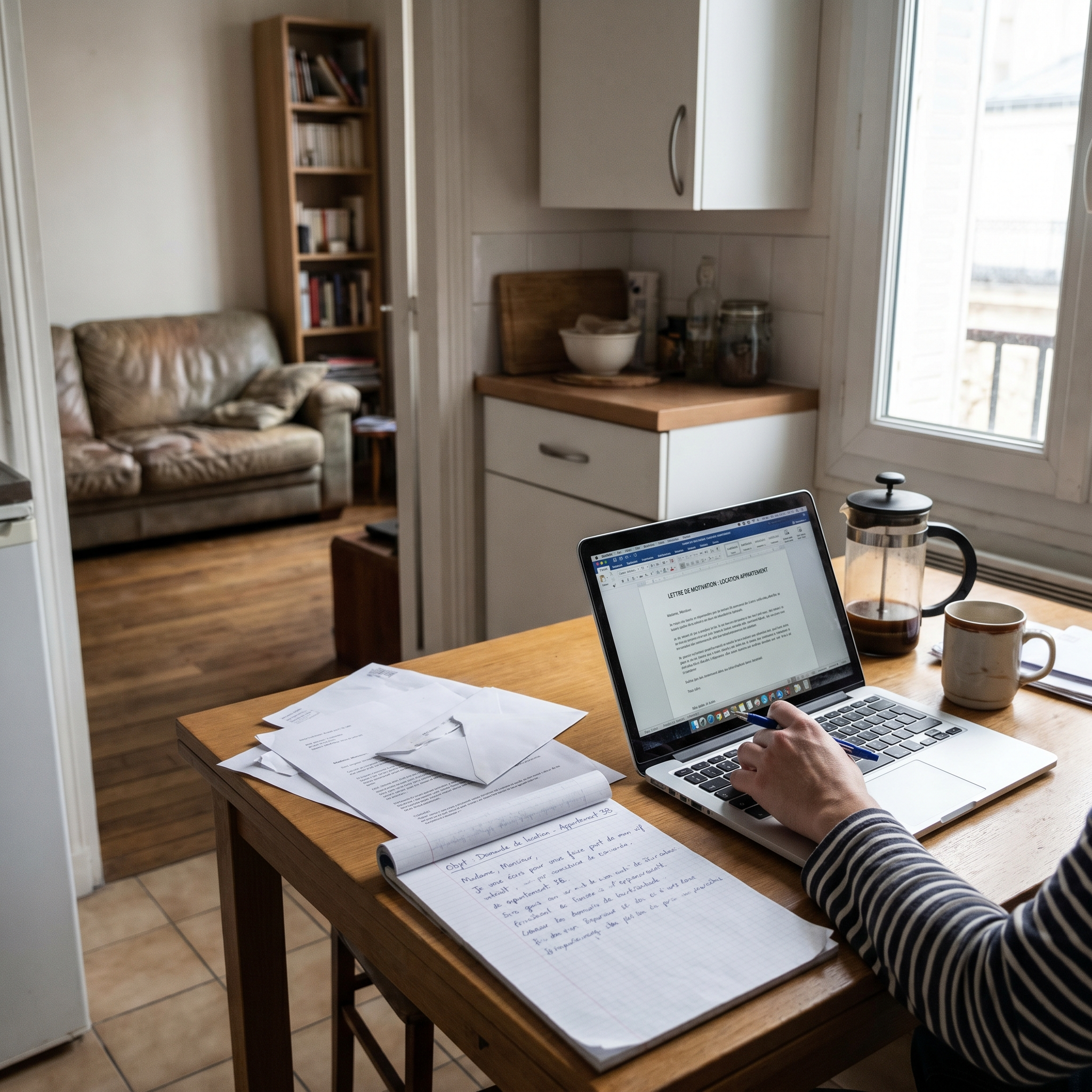comment rédiger une lettre de motivation pour convaincre un propriétaire bailleur en expliquant ses garanties et sa stabilité de locataire