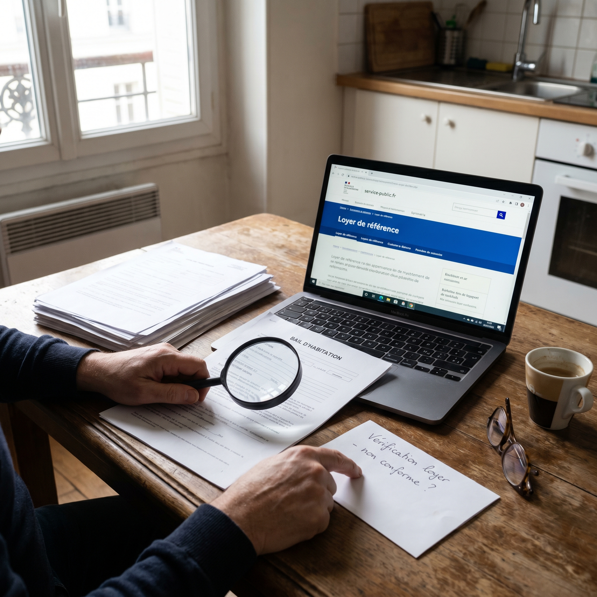 Encadrement des loyers vérification du bail et calcul du loyer légal à partir du contrat de location