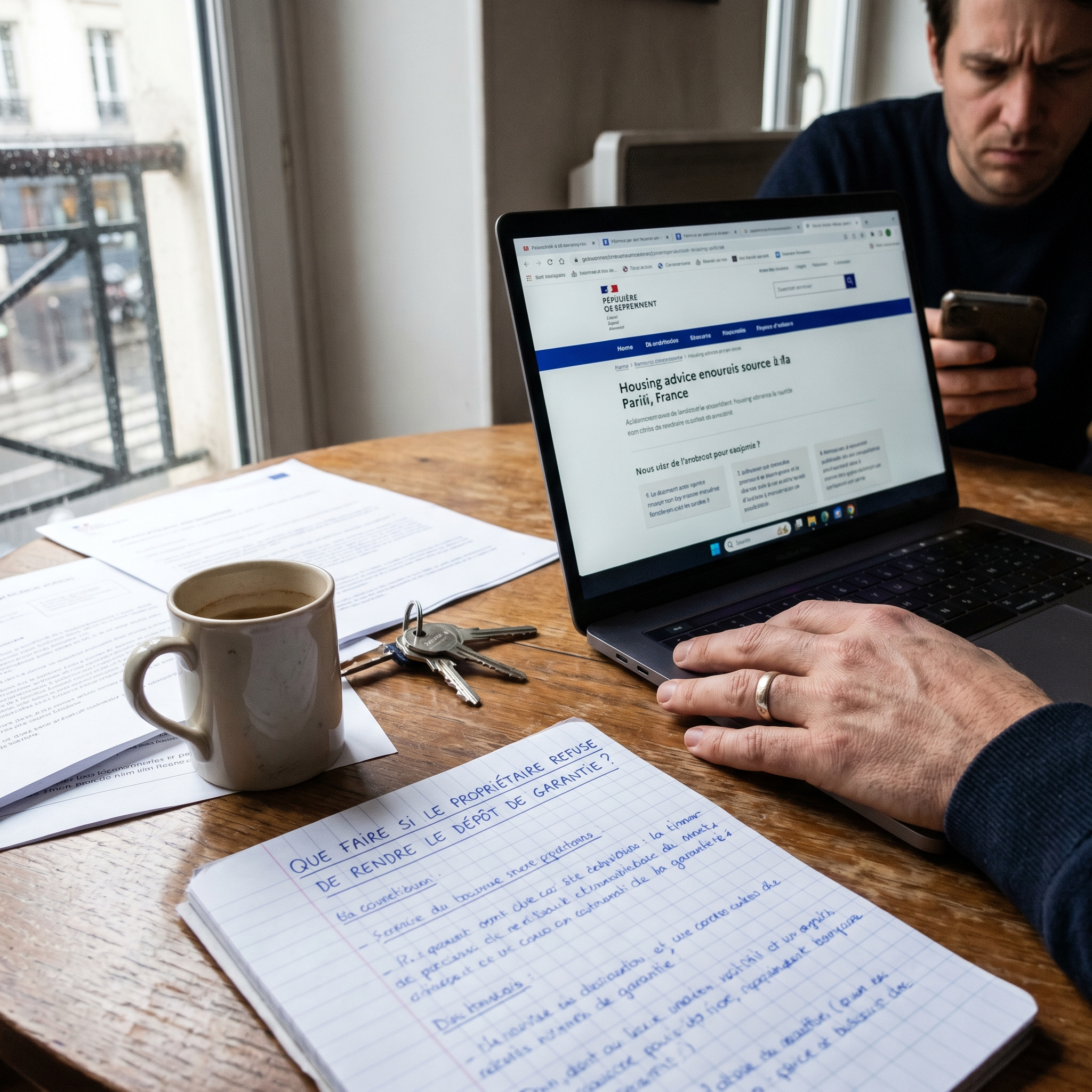 Recours possibles au tribunal lorsque le propriétaire refuse de restituer le dépôt de garantie