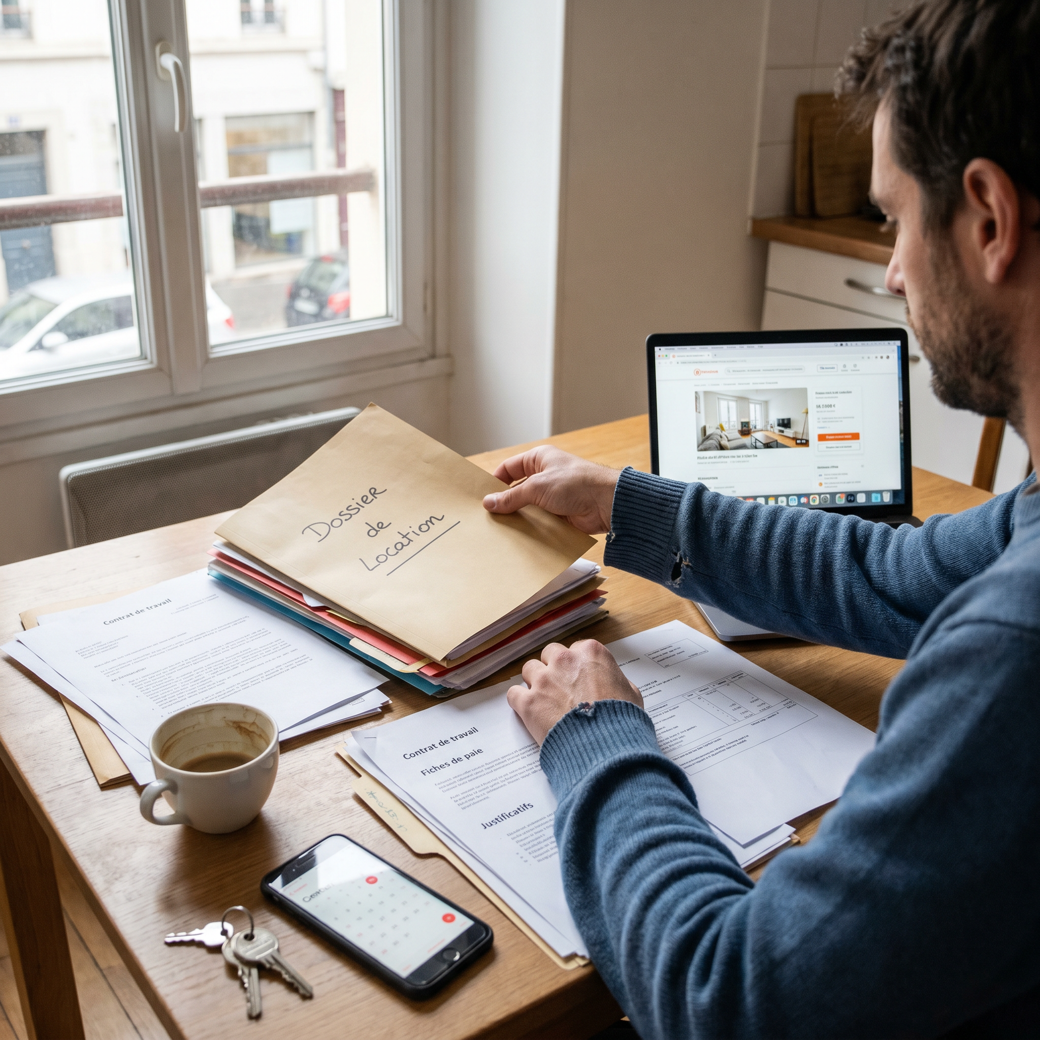 comment bien préparer son dossier de location pour une visite en présentant le dossier locataire complet à l’agent immobilier