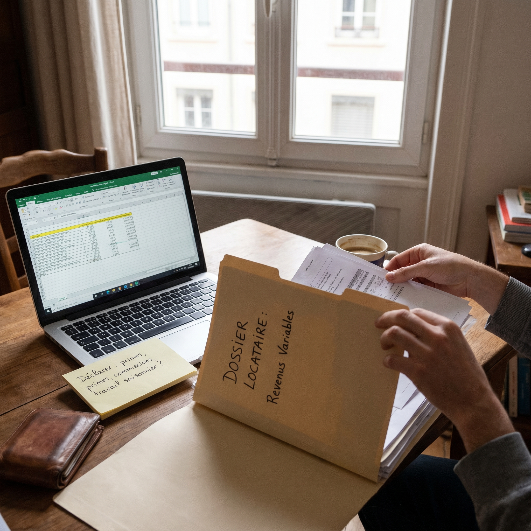 dossier locataire comment déclarer des revenus variables primes commissions saisonnier en fournissant bulletins et relevés bancaires