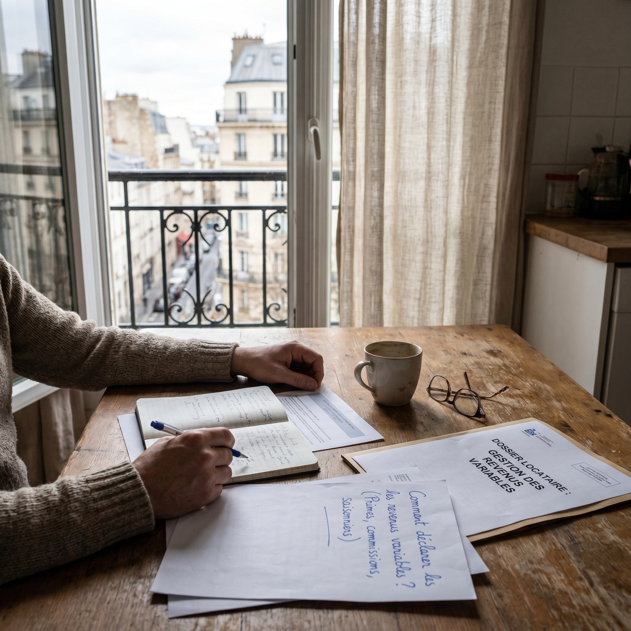 dossier locataire comment déclarer des revenus variables primes commissions saisonnier pour une location longue durée