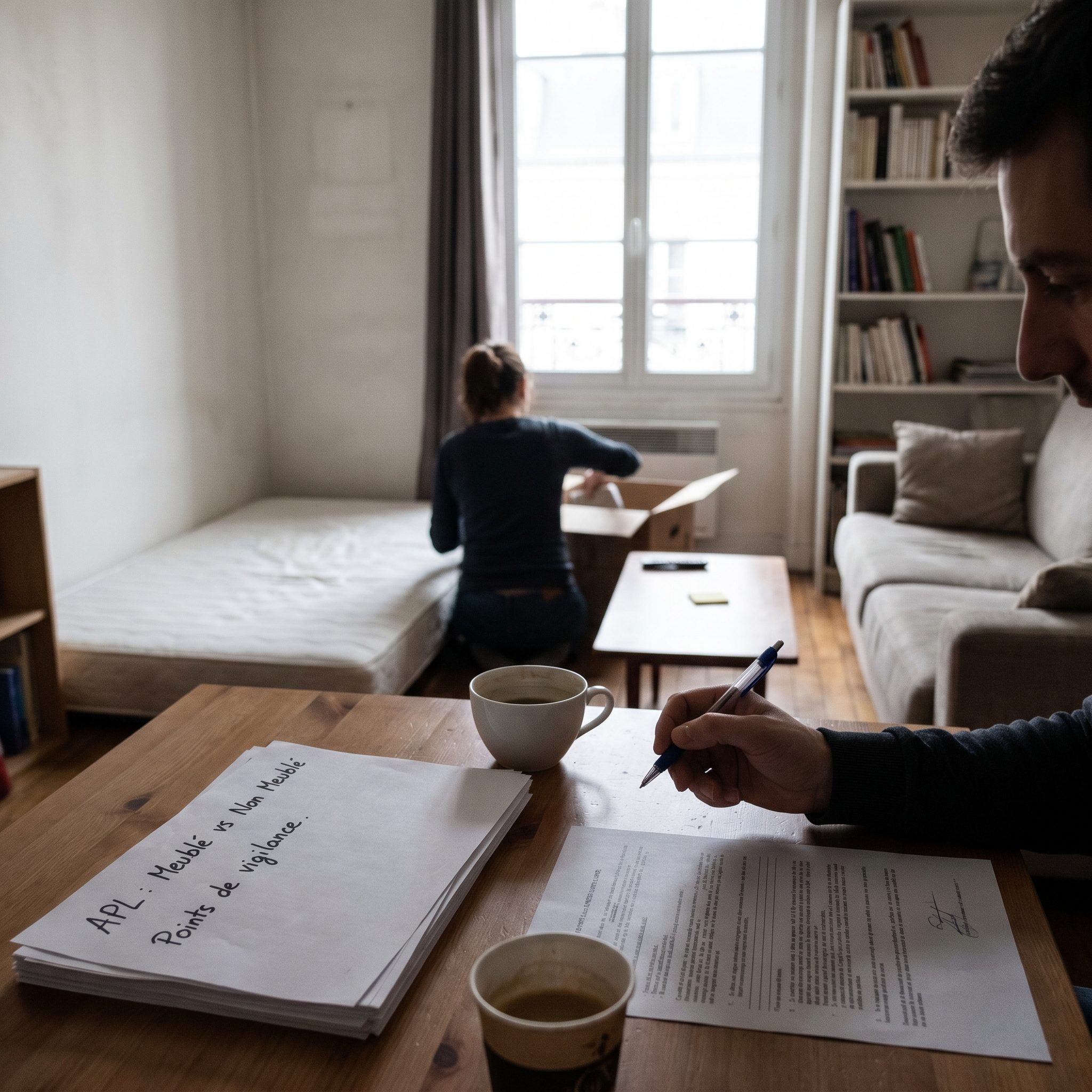 Différences de prise en charge APL entre logement meublé et non meublé pour les locataires