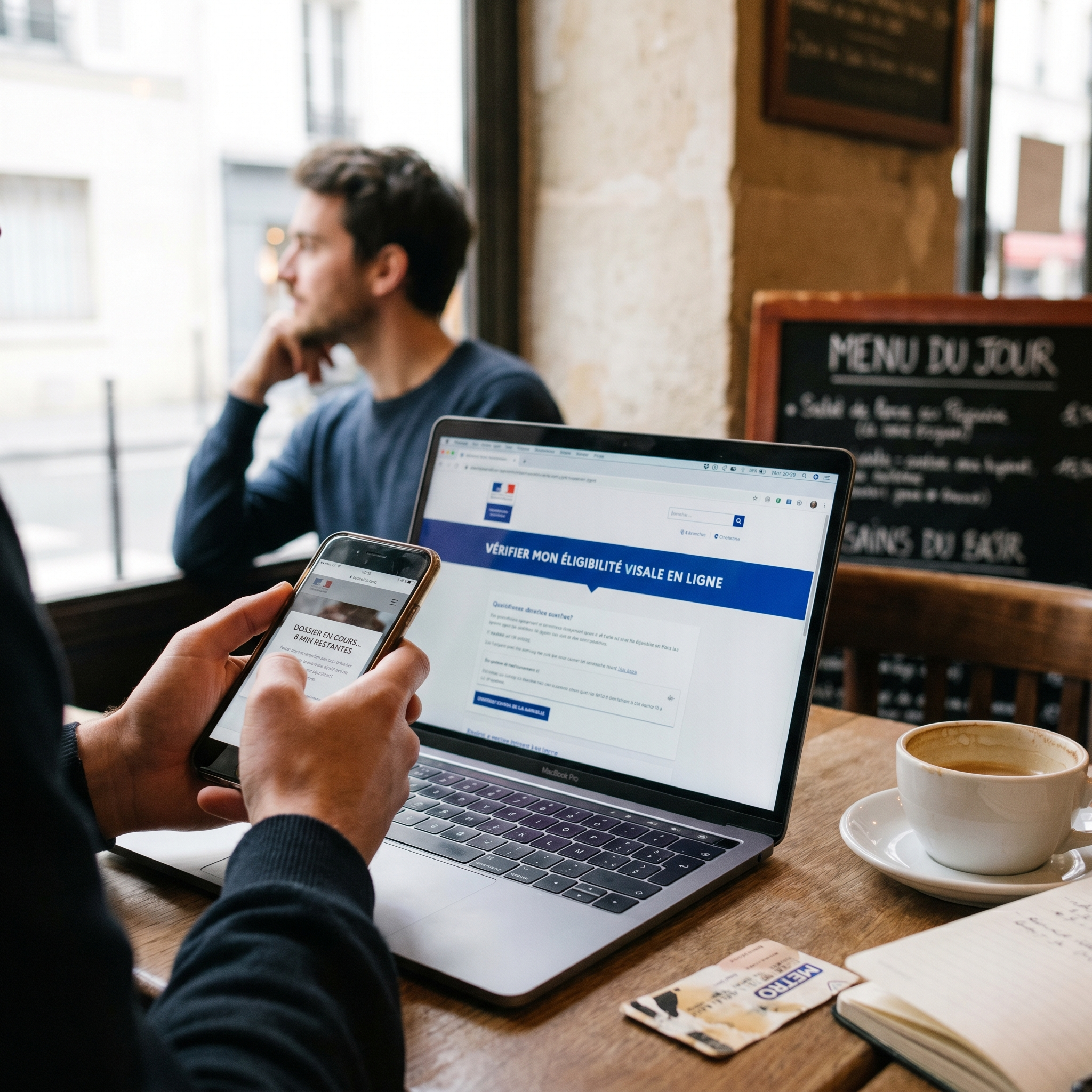 Interface en ligne pour vérifier rapidement son éligibilité à Visale en moins de 10 minutes