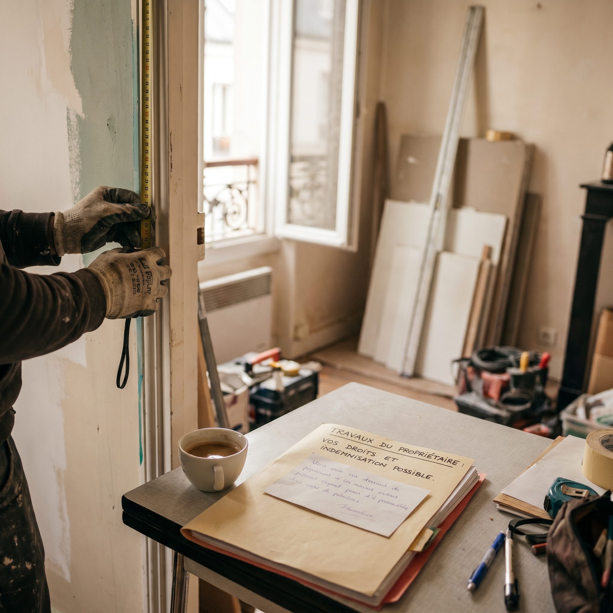 Accord écrit entre propriétaire et locataire sur des travaux en cours de bail