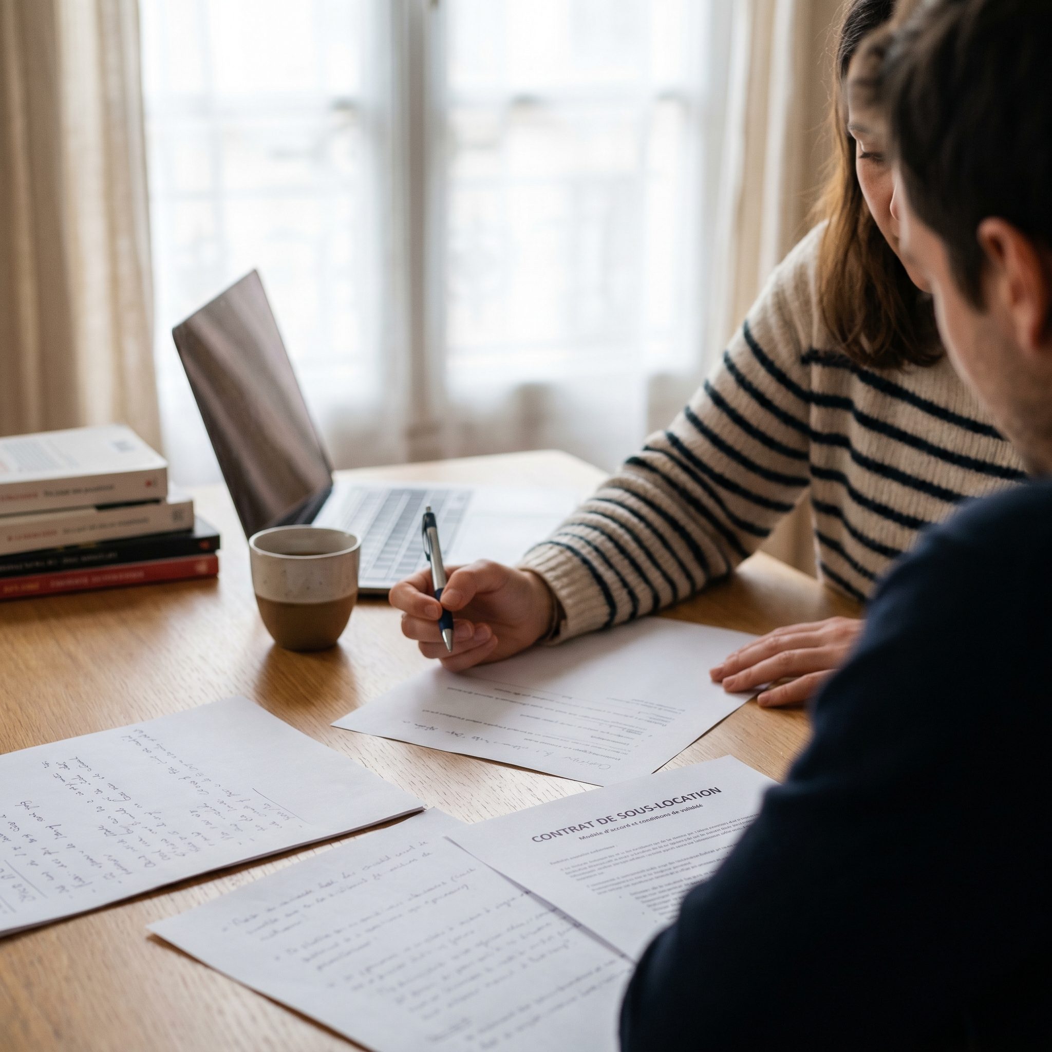 schéma explicatif des conditions légales de sous location appartement et des autorisations nécessaires avant signature de l accord