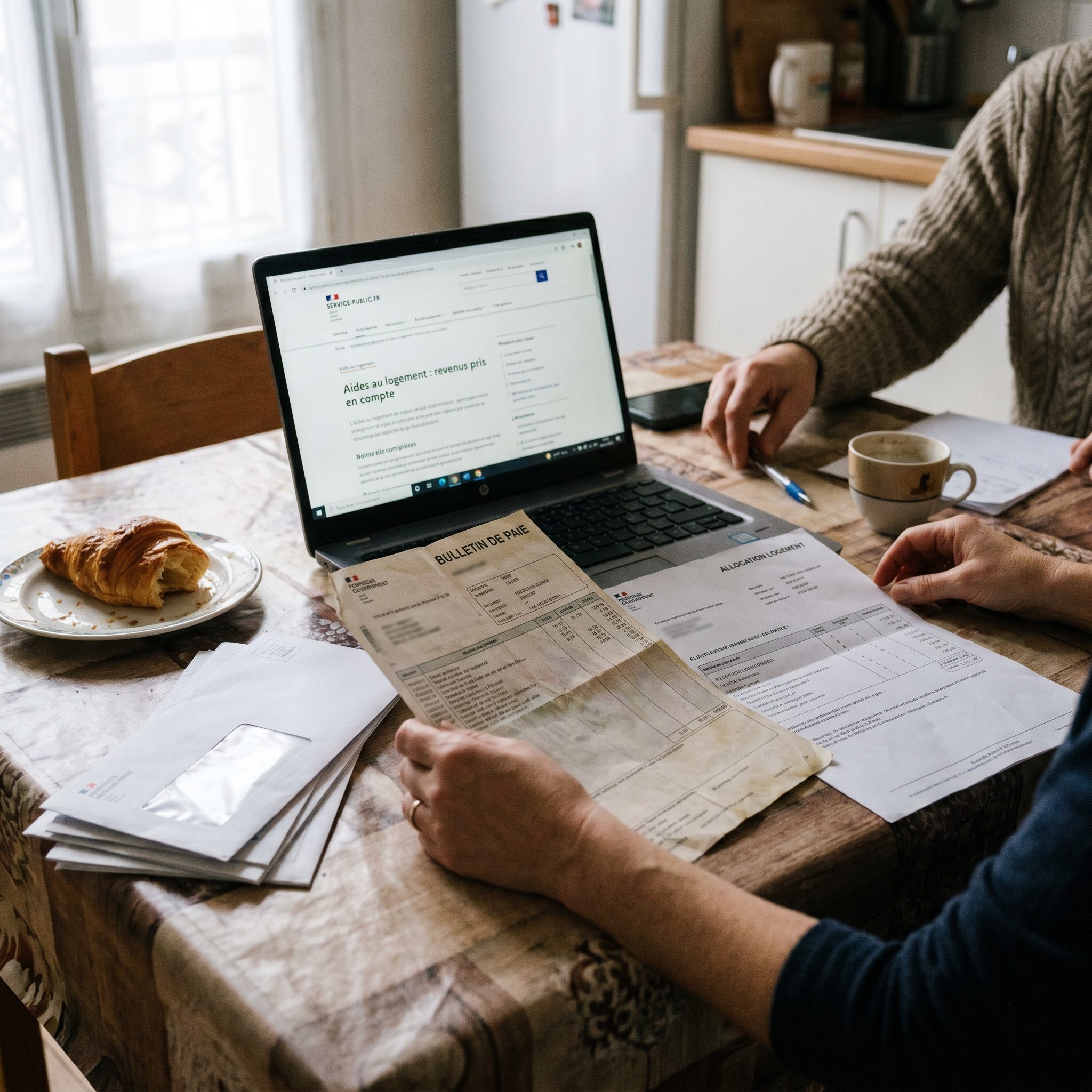 APL et ressources : prise en compte des salaires, allocations chômage et pensions