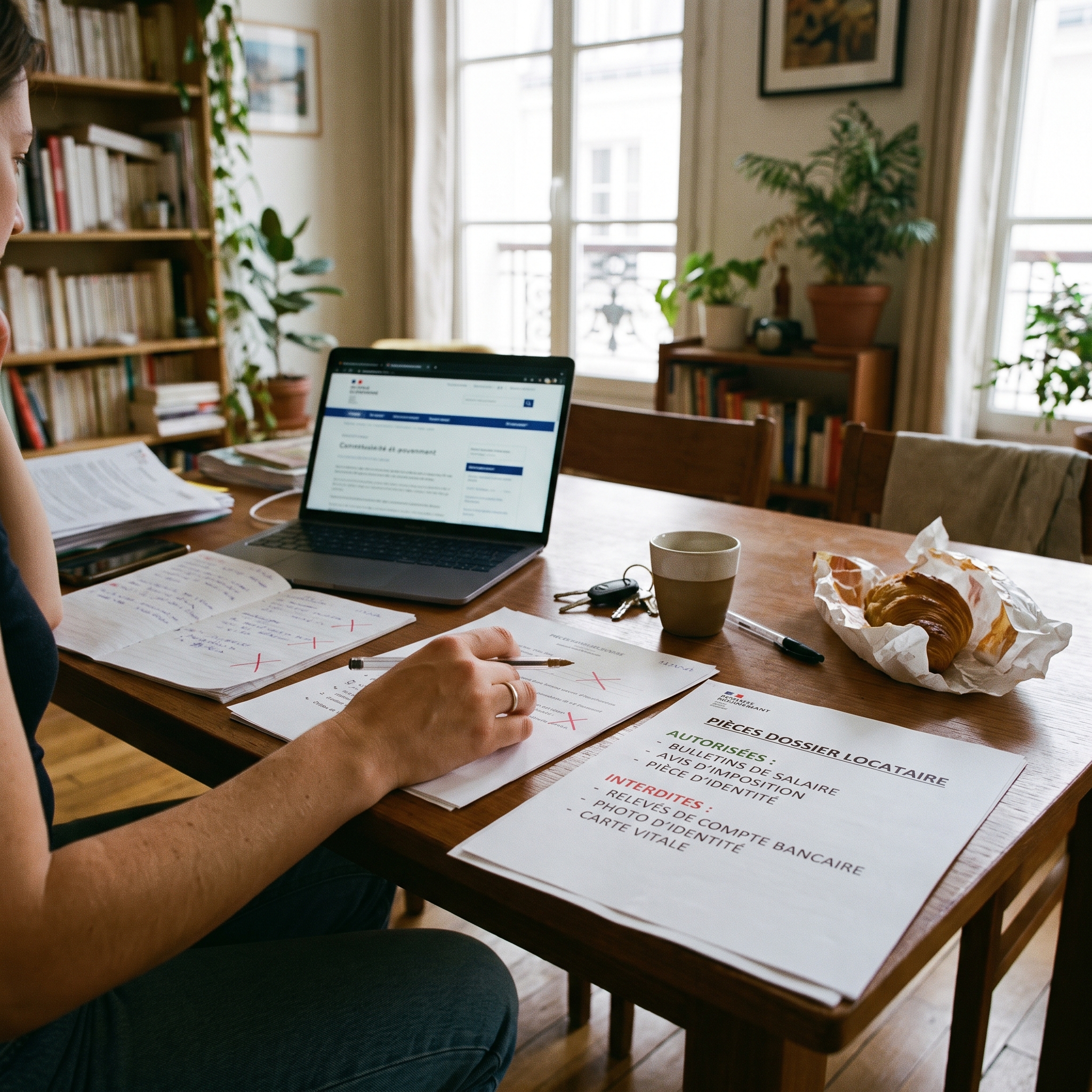 comparaison des pieces permises et interdites dans un dossier locataire pour proprietaires