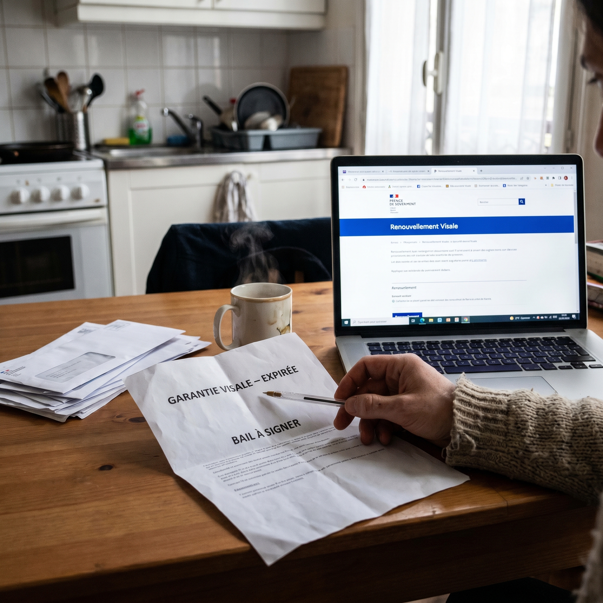 propriétaire et locataire discutant d un visa visale expiré avant la signature du bail