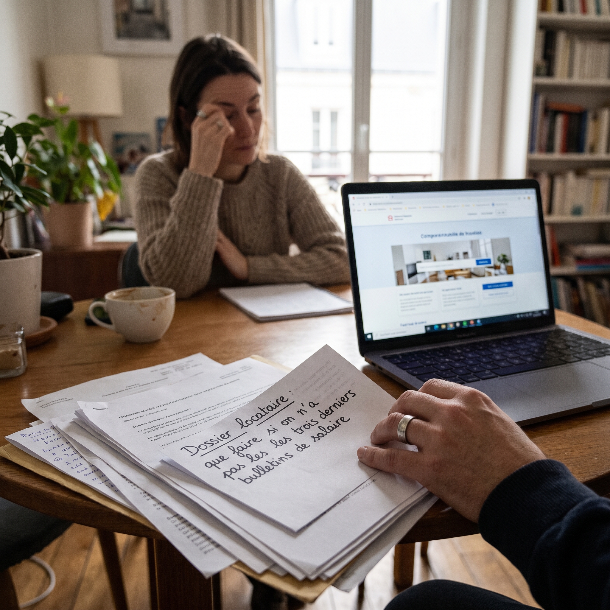 solutions pour compléter un dossier locataire sans trois derniers bulletins de salaire