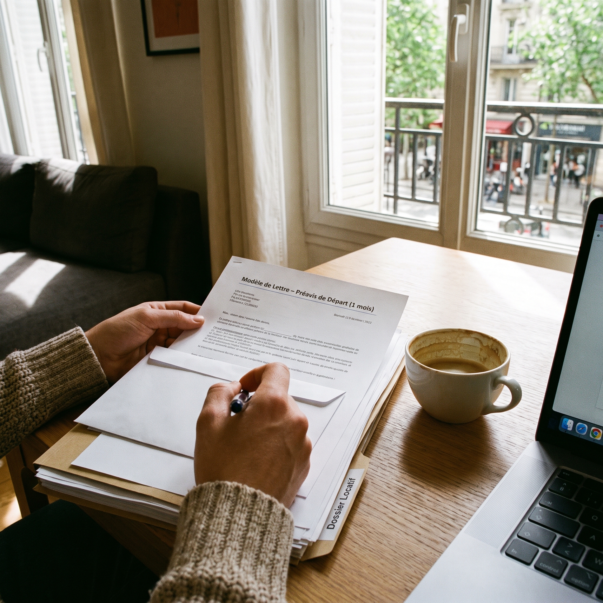 Modèle de lettre pour demander la réduction du préavis de départ à 1 mois