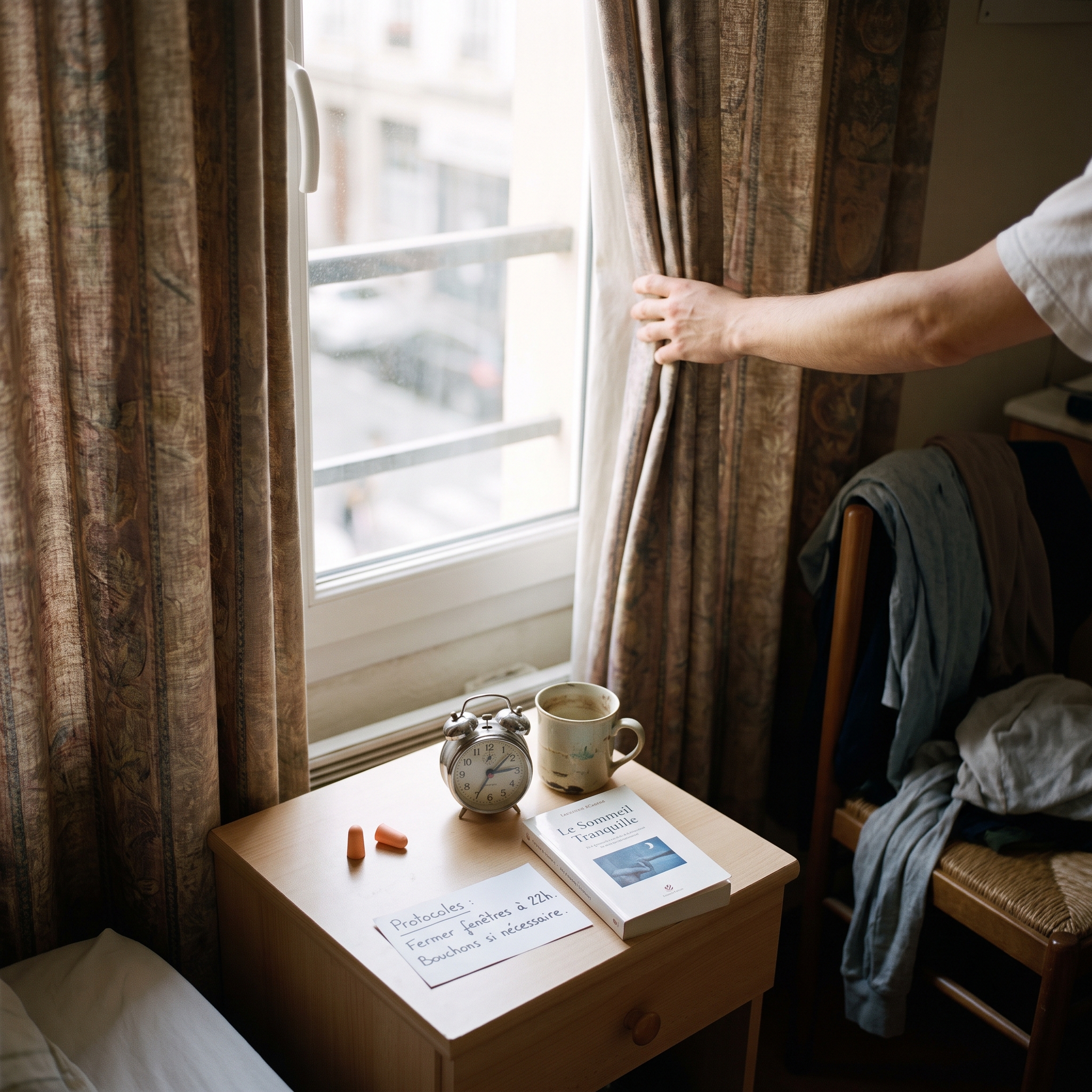 règlement intérieur expliquant la gestion des nuisances sonores et du respect du sommeil